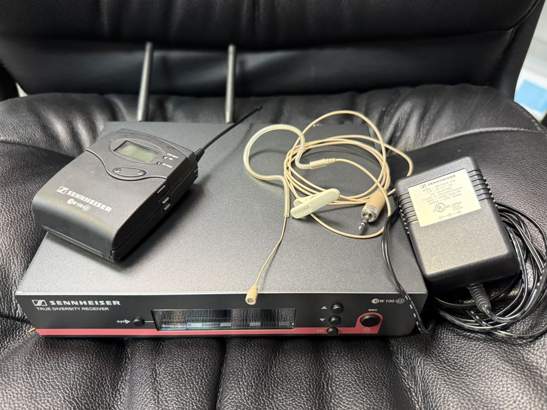 Sennheiser EW100- G3 Wireless Transmitter, Body Receiver, Lavalier Mic
