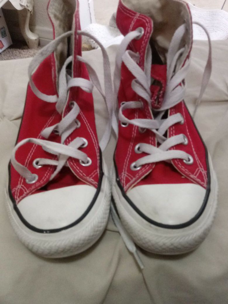 Red Converse Unisex Shoes