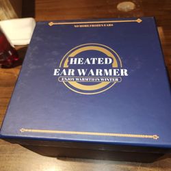 NEW Telepepe Heated Ear Warmers with charging cable, Unisex beige