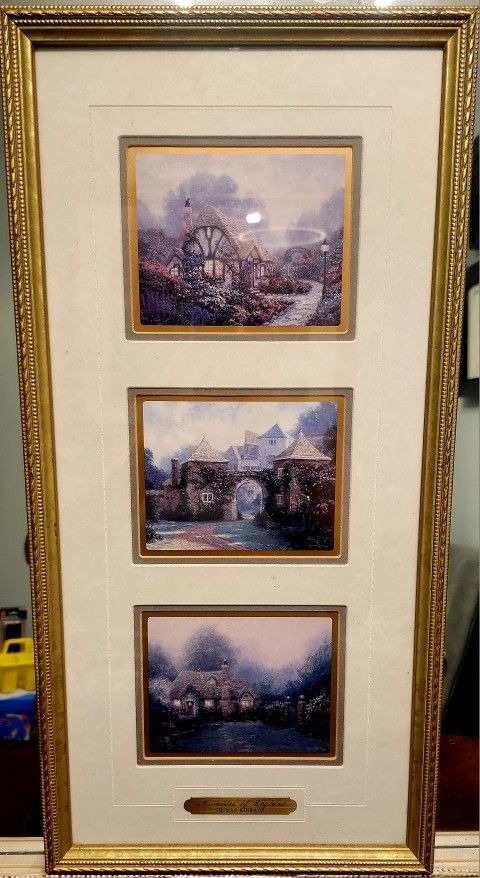 Thomas Kinkade Limited Edition Canvas Memories of England