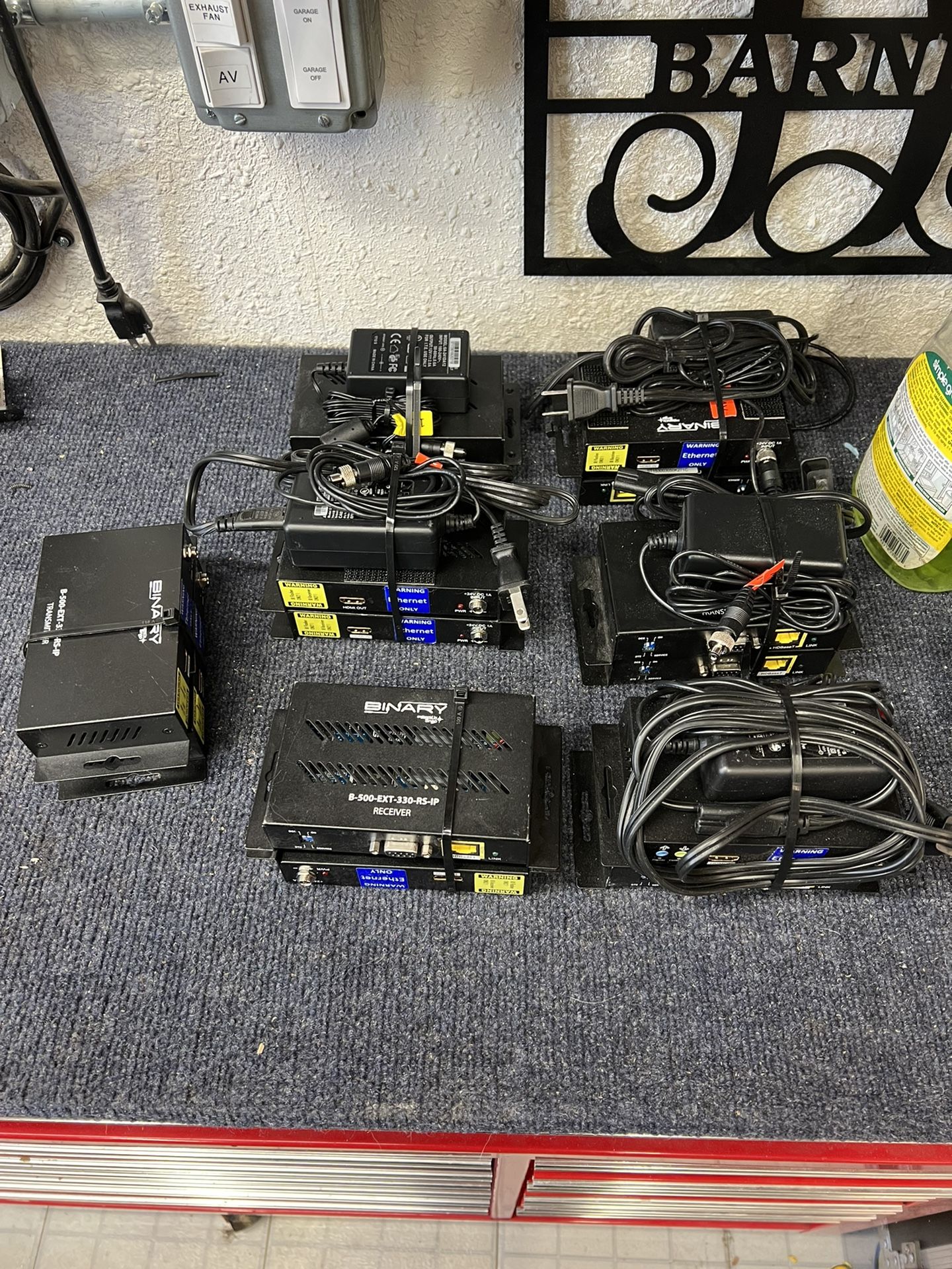 (7) Binary HDBaseT Kits, HDMI over Cat5