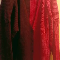Brand New Ladies 26-28 Buttoned Cardigan  Sweater 