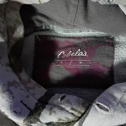Brand New Cabela's White Pink Camo Hoodie