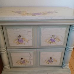 Two Antique Side Night Table