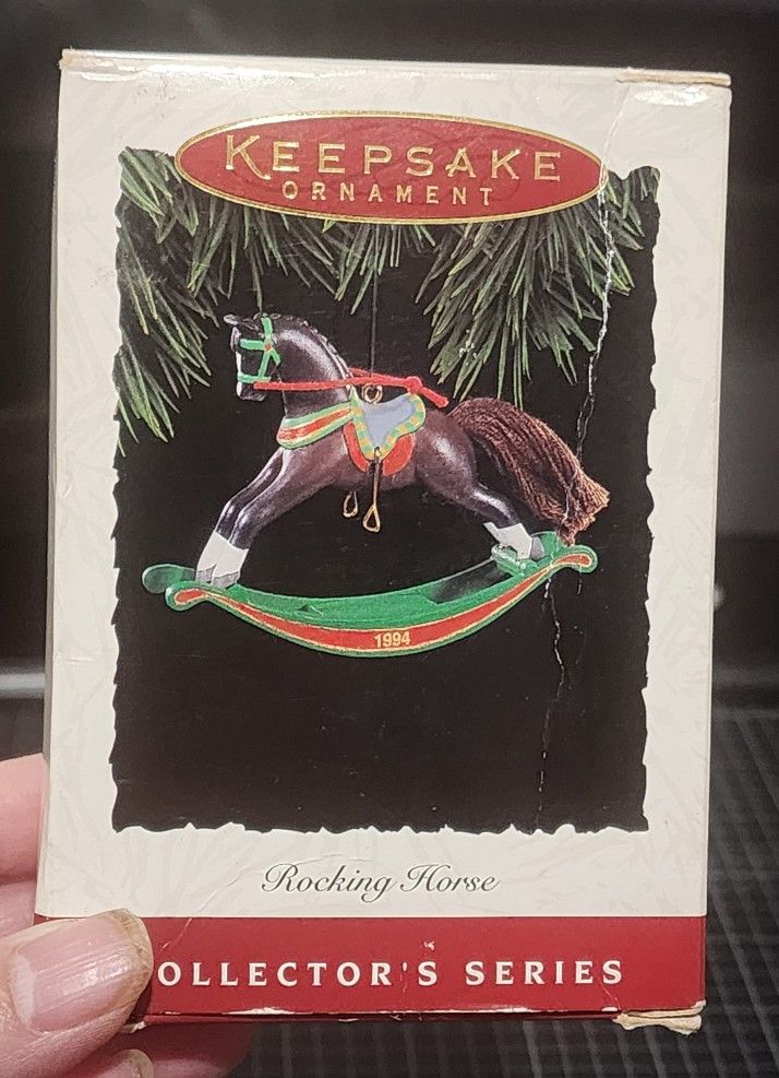 Hallmark Keepsake Rocking Horse Christmas Ornament BNIB