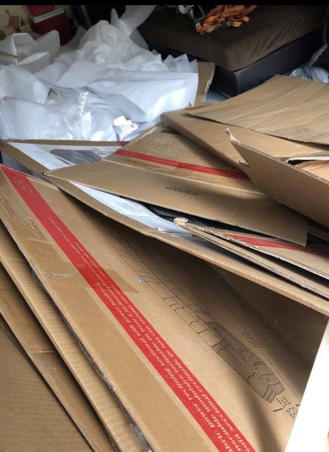 Free card board and packaging foam