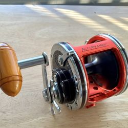 Penn 113H Narrow Spool Red AccuFrame.