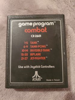 Atari Combat Game Vintage CX-2601