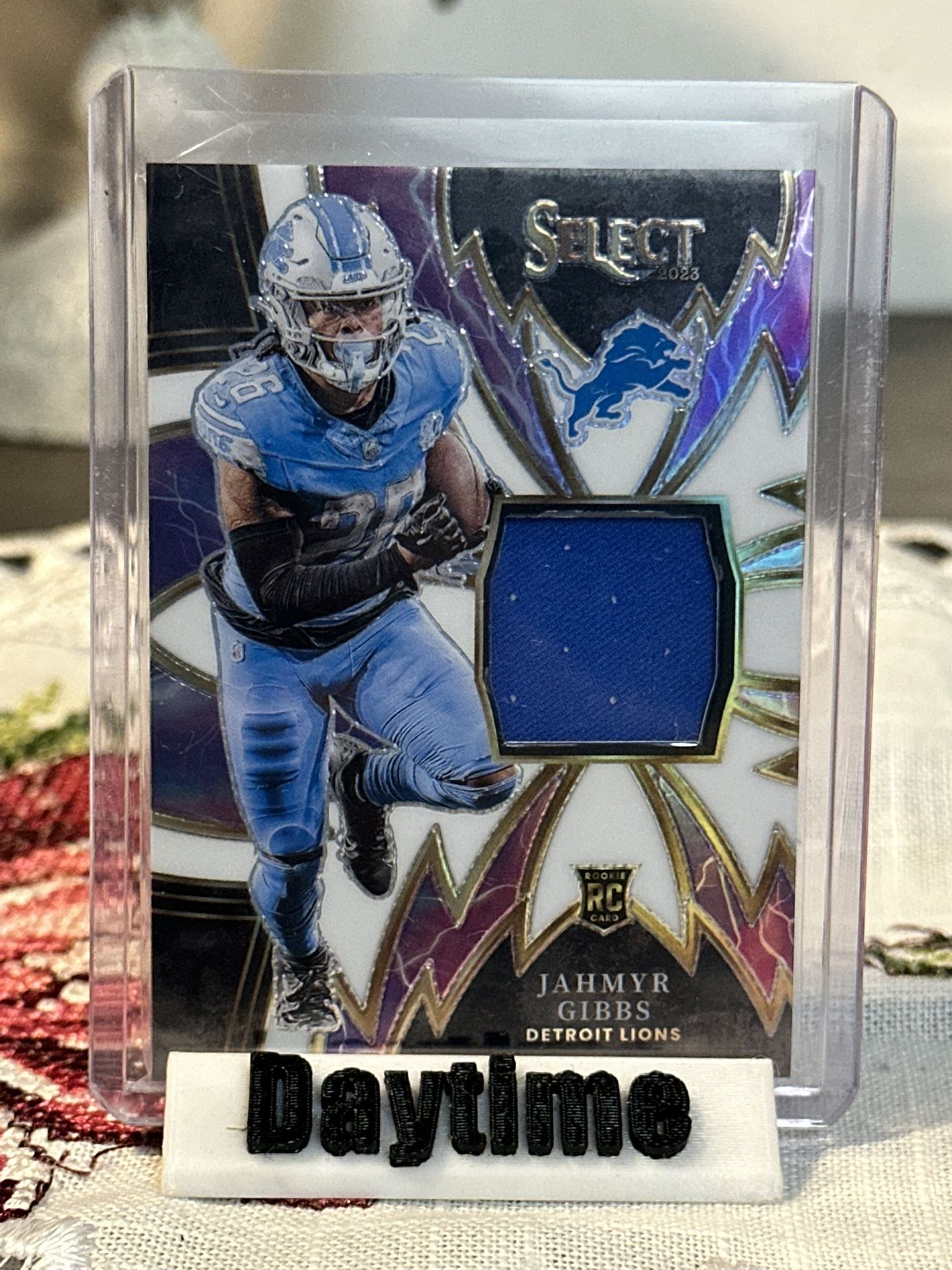 2023 Panini Select Prizm #SP-JGI Jahmyr Gibbs /75 (MEM, RC)