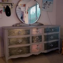 Princess Approved Girls Refinished Antique Twin Set +
