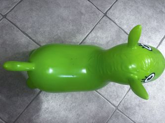 Kids' Inflatable Ride-On Toy (Green)