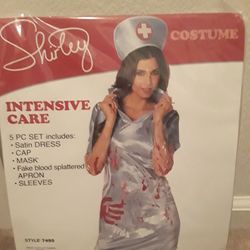 Intensive Care Bloody Nurse 5 Pc. Halloween Costume  - Adult M/L - Brand New 