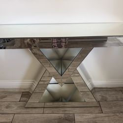 Glass Entry Table 