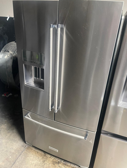 KitchenAid 3 Door Stainless Refrigerator
