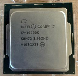 Intel i7-10700k CPU