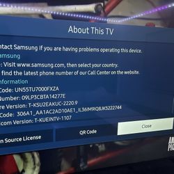 Samsung 55-inch TU-7000 Series Class Smart TV