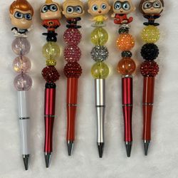 Disney Character Beaded Pens – Cute Handmade Style – $10 Each or Bundle Deal