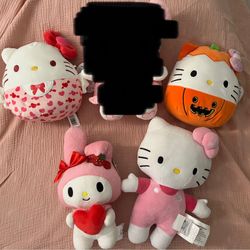 Hello Kitty Plushies 