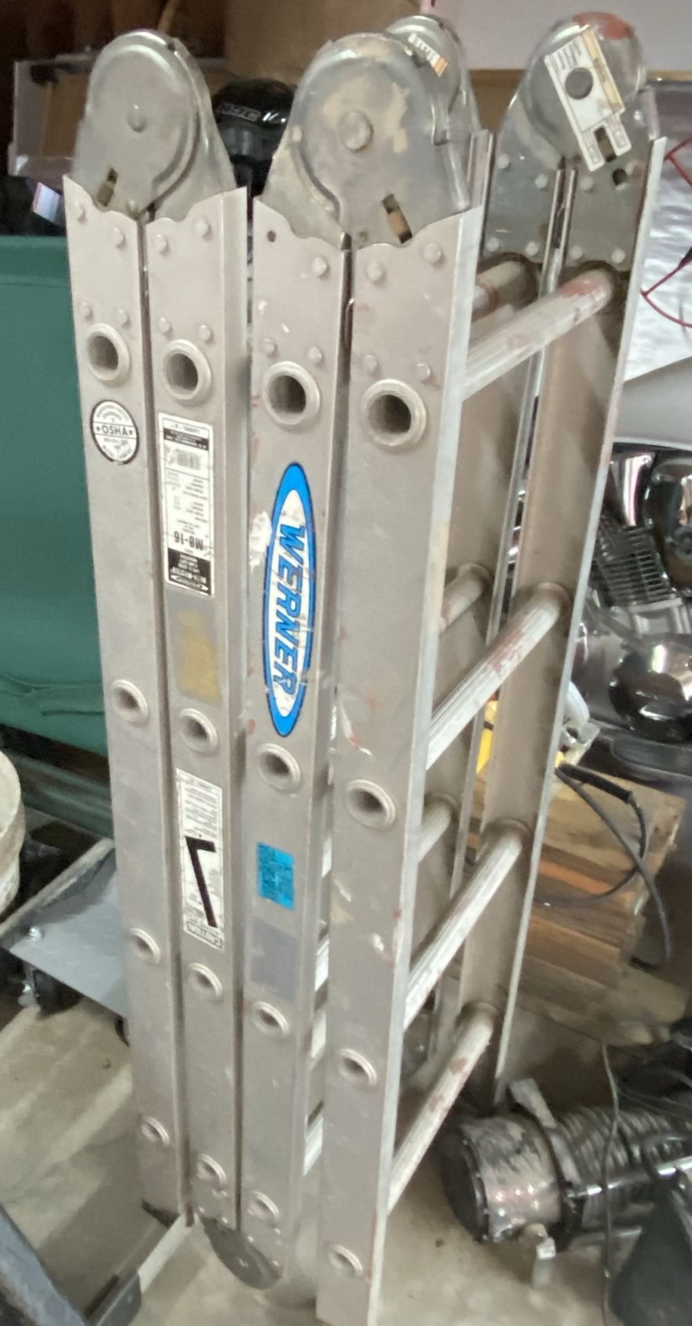 Werner 8’/16’ Multi-Folding Ladder