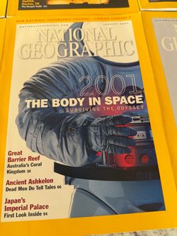 Lot Of 8 - National Geographic 2000 and 2001 Magazines Editions