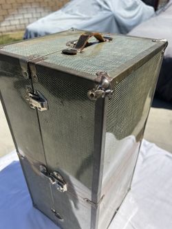 Adorable Vintage Doll Steamer Trunk