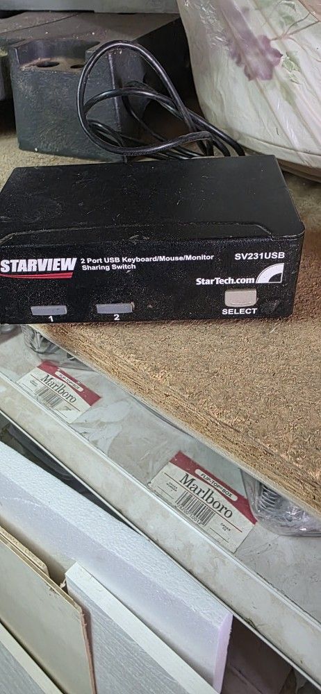 Starview 2port Usb Keyboard/mouse/monitor Sharing Switch 