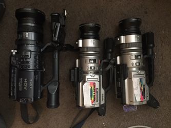 Cameras sony. Video cameras. Camaras de video. Obo