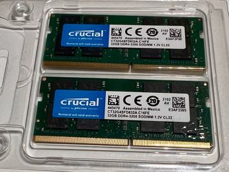 2 x 32GB DDR4-3200 SODIMM