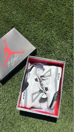 Air Jordan 4 White Cement