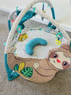 Wild rainforest foldaway activity gym with carry bag for storage