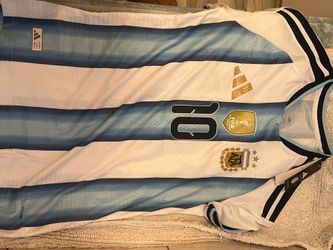 Size L World Cup Argentina Messi Jersey