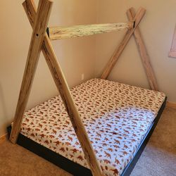 Brand New Full Size Toddler/Kid Bed Frame And Mattress