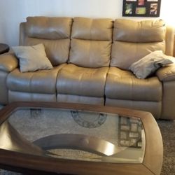 Leather couch