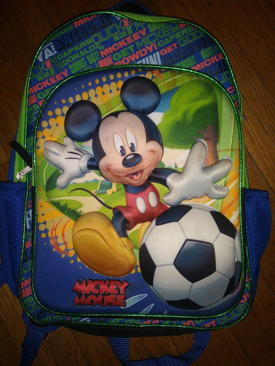 3d Mickey Mouse Backpack