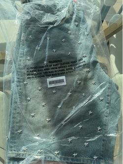 Supreme Star denim shorts  size 32 & 36