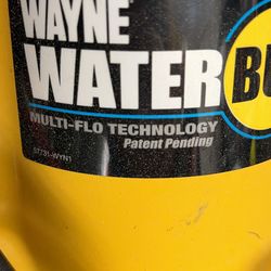Sump pumps  (Wayne waterbug) or (Drummond)