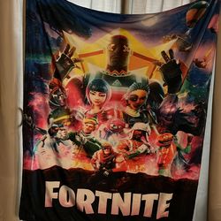 Fortnite throw blanket