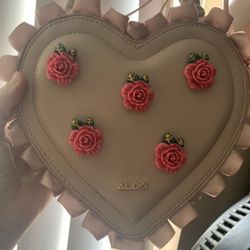 Pink Aldo Heart Bag 