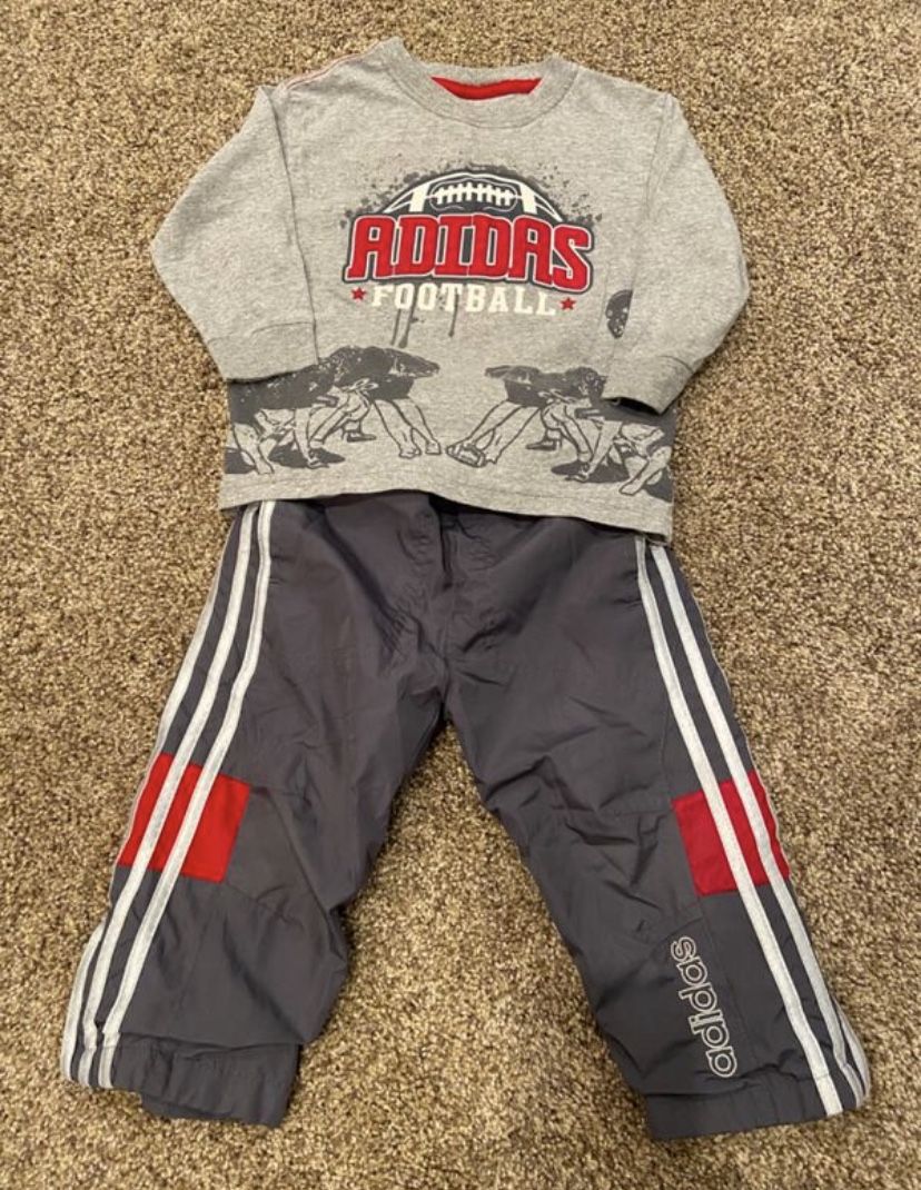 Toddler Boys 2T athletic sets lot
