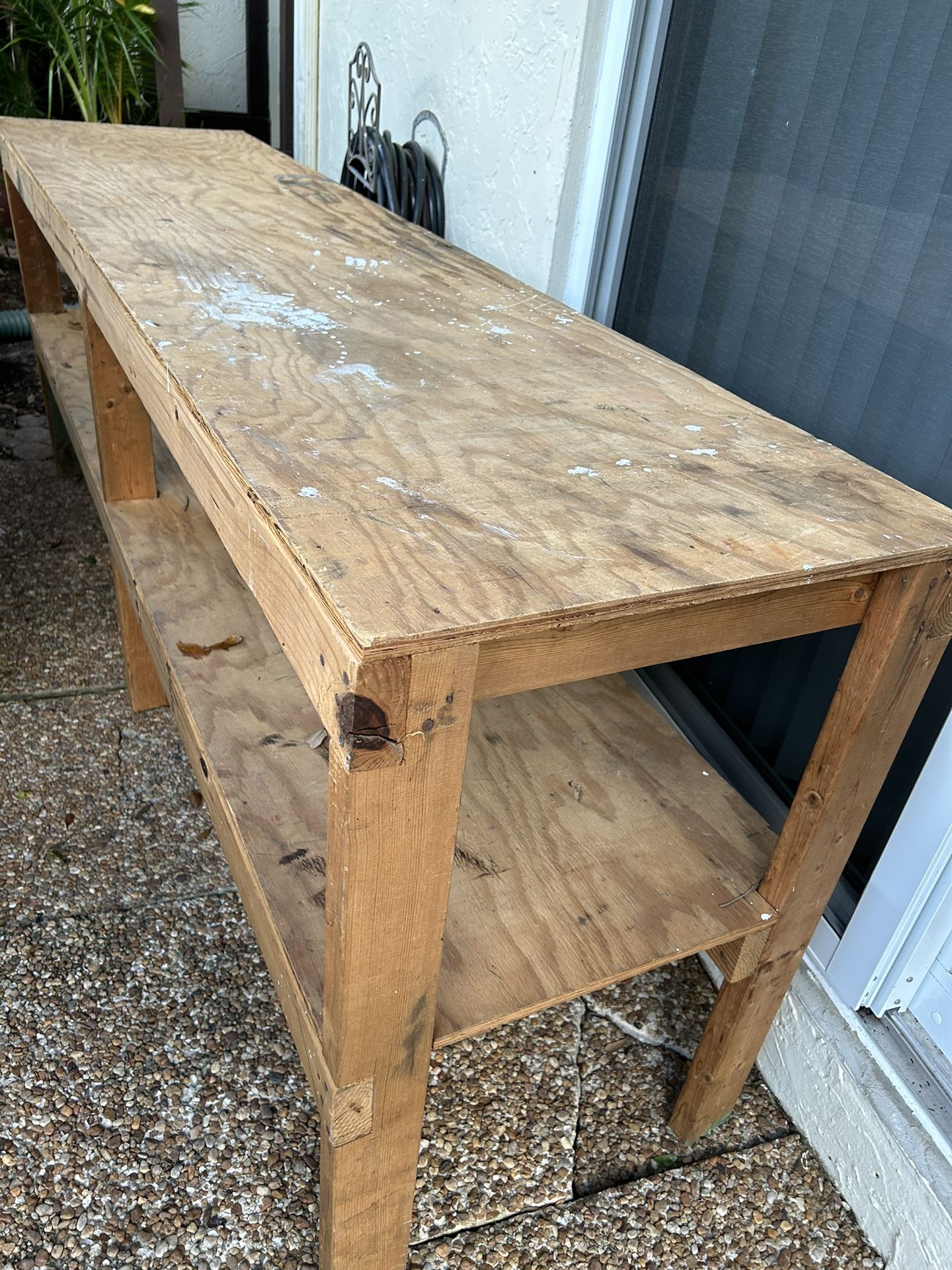 Worktable / Workbench - Homemade 6 Foot Long