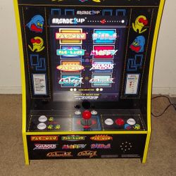 Arcade1up Partycade Pac Man Mini Arcade Comes With 8 Games Pac Land Super Pac, Galaga, Dig Dug, Mappy, Xevious, Galaxian!