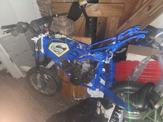 Half Finished Dirt Bike