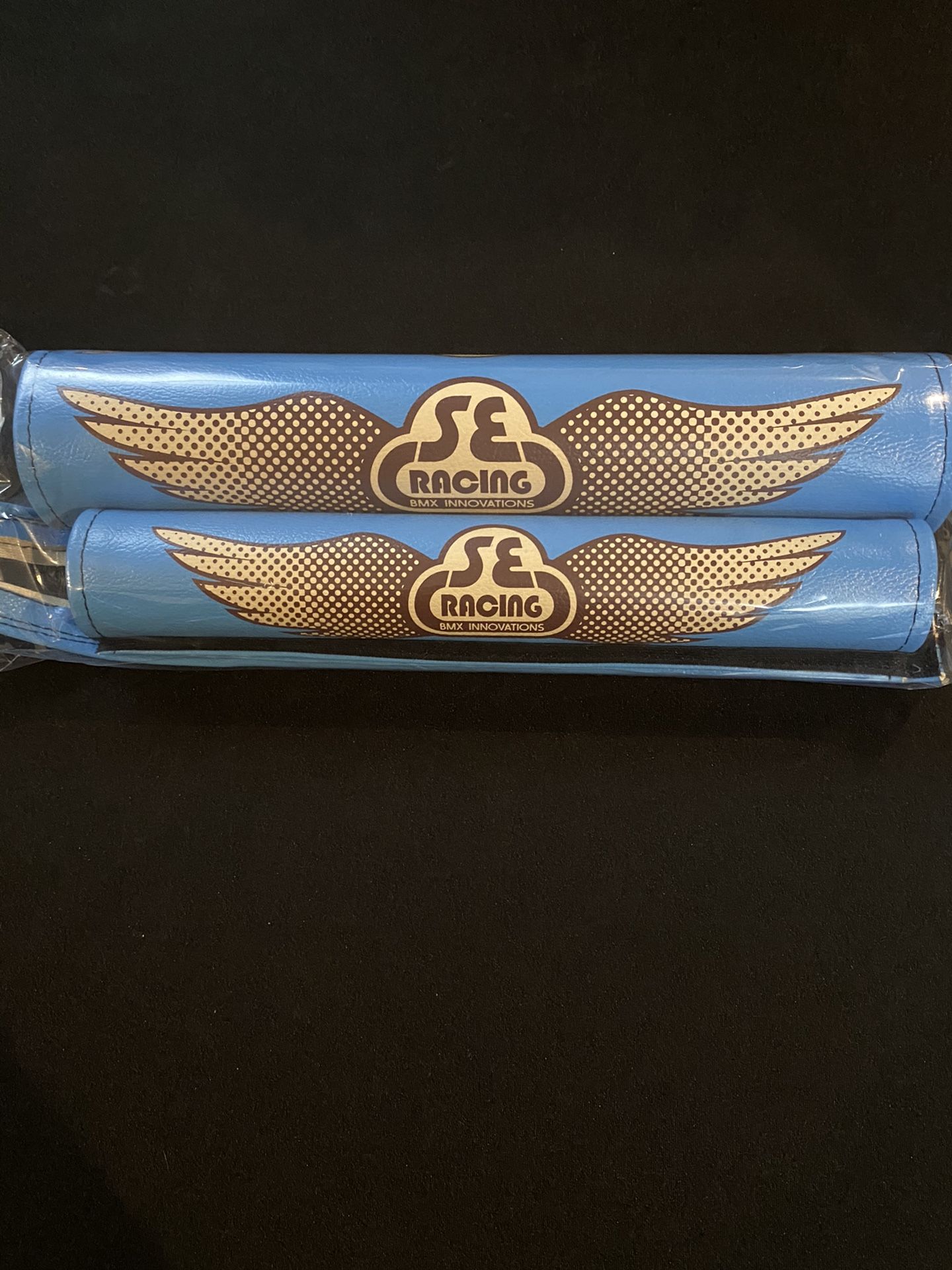 SE Bike Pad Set - Blue Brown Wings Set - New