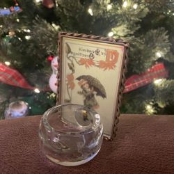 Vintage Christmas Votive Candle Holder 