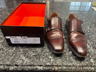 Magnanni Dress Shoes Brown, Size 10