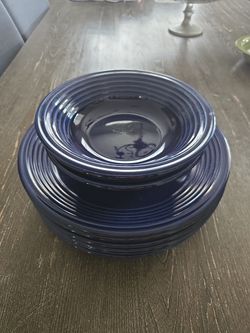 Fiesta Cobalt Blue Plates and Bowls