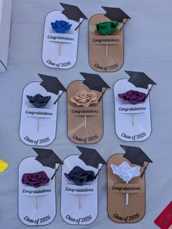 Graduation Flower Cards