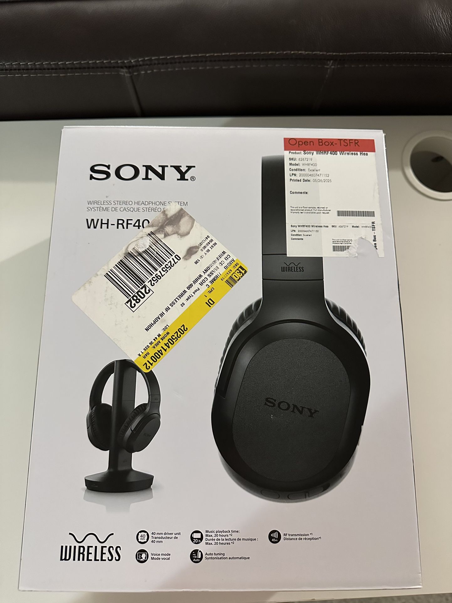 Sony Wireless Stereo Headphone System