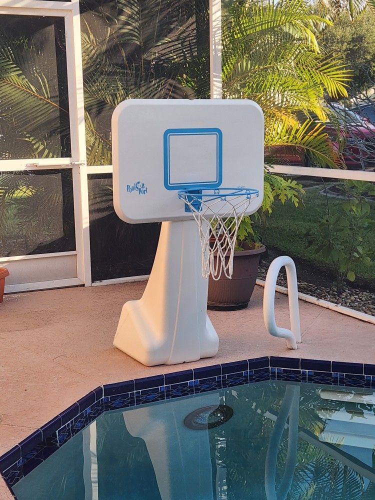 Pool Basketball Hoop PoolSide