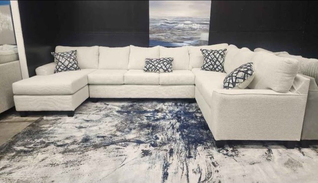 Brand New Artisan 3pc Sea Salt Extra Length LAF Sectionals! π₯ (3 Colors In Stock!)